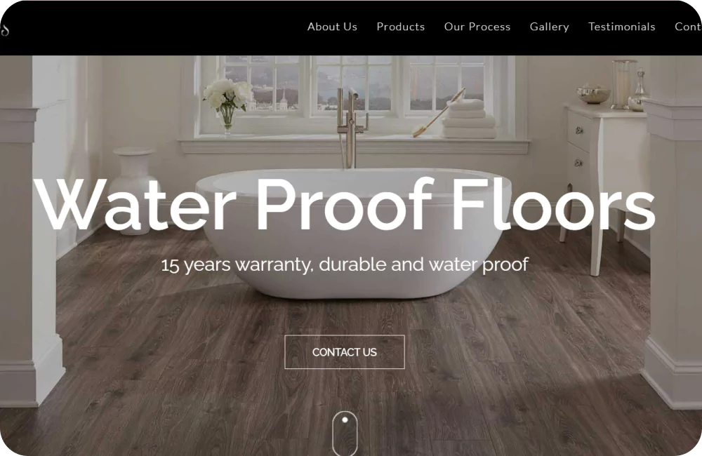 Home page interface design of the application